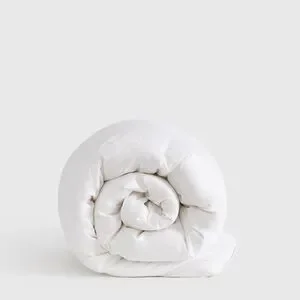 Quince White Comforter Plush Bedding